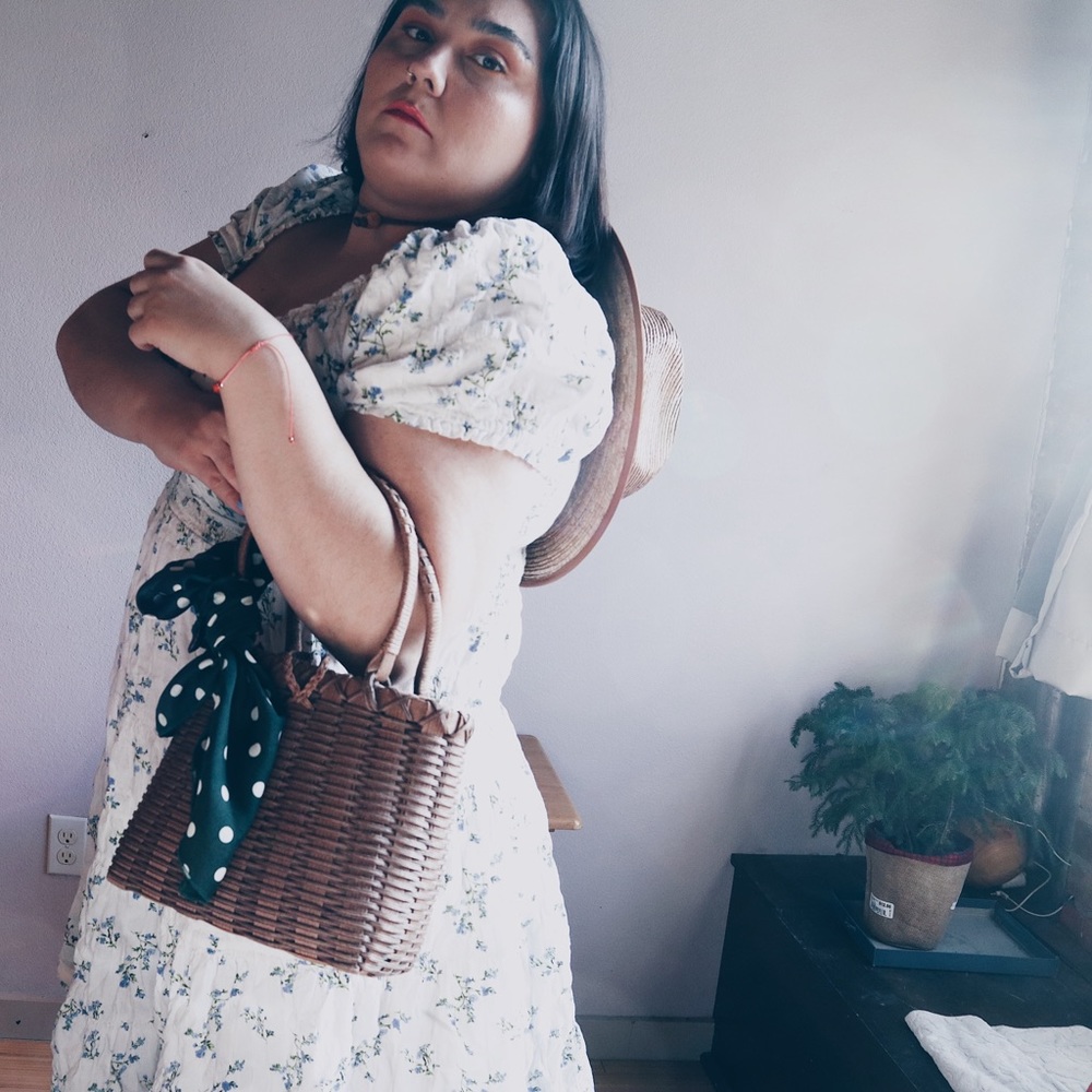 ❌S O L D❌ Vintage Basket Bag